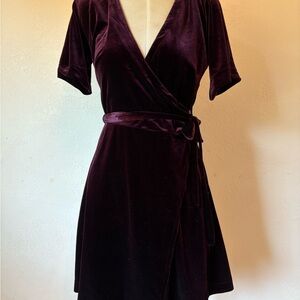 New Look Red Mini Sundress V-Neck Short Sleeve